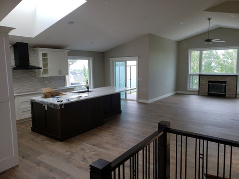 engineered hardwood flooring installation in Calgary, alberta