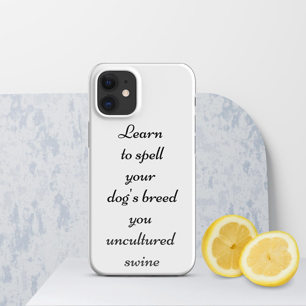 Thumbnail: Learn to spell your dog's breed-iphone Phone case