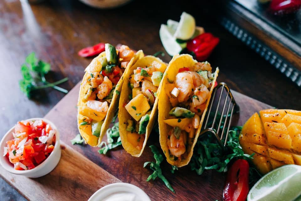 Arranged Food and Objects