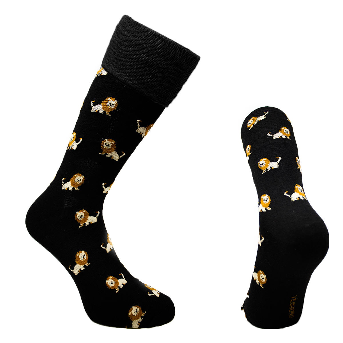 CALCETIN CABALLERO NEGRO LEON