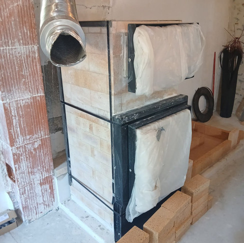 poele de masse sur mesure poelier Joseph BILLAUD, metallerie UZUME