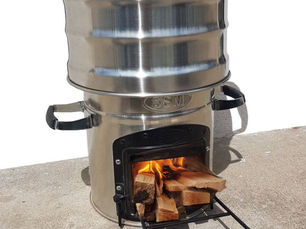 Un cuiseur rocket stove !