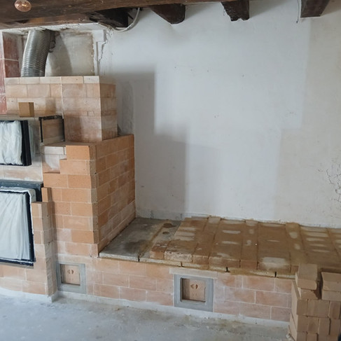 poele de masse sur mesure poelier Joseph BILLAUD, metallerie UZUME