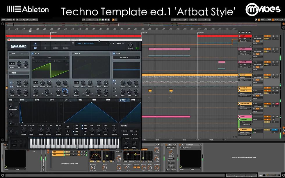 Thumbnail: Ableton Techno Template 01