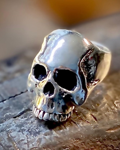 McSwain .925 Silver Skull Ring | mcswainguitars