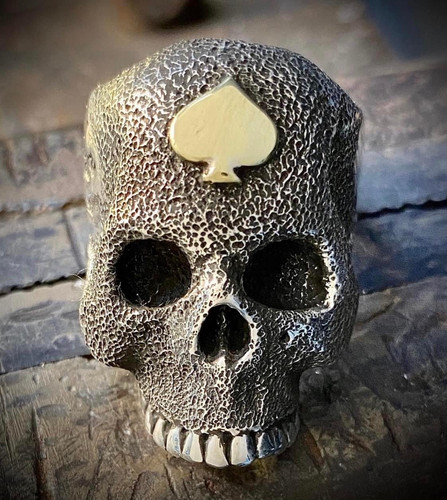 McSwain .925 Silver Skull Ring | mcswainguitars