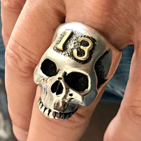 Silver Skull Rings | McSwain Guitars