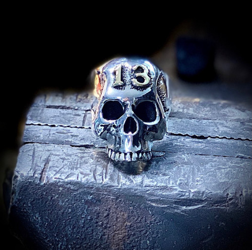 McSWAIN Guitar Skull シルバー925リング 2e1950_2235a8c8b6244ea1949f0e2