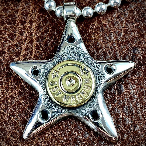 MCswain bullet starペンダント McSwain Bullet Star Pendant - .925 Silver | mcswainguitars
