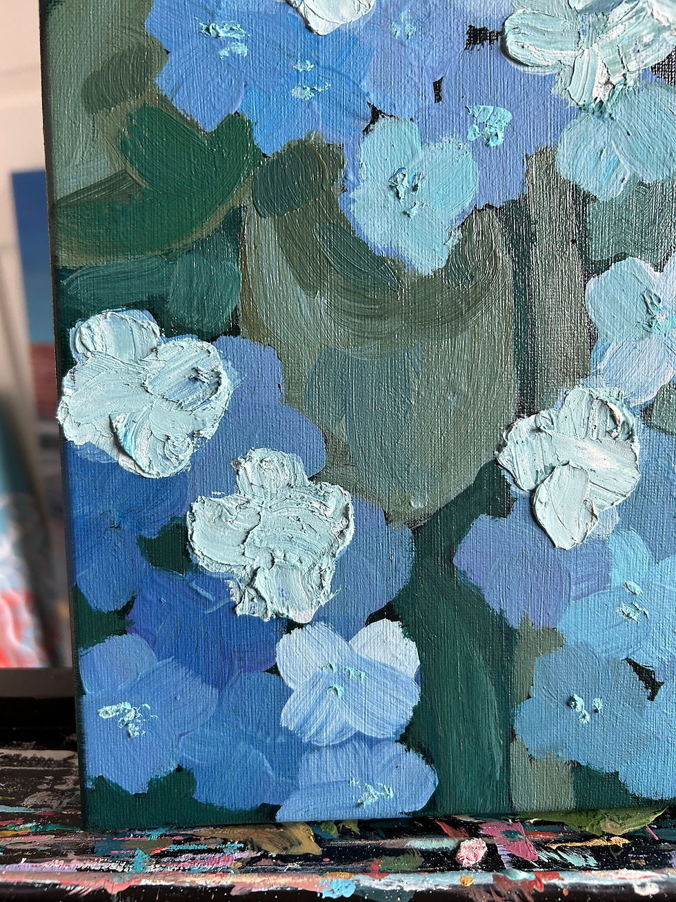 Thumbnail: Blue Textured Hydrangeass