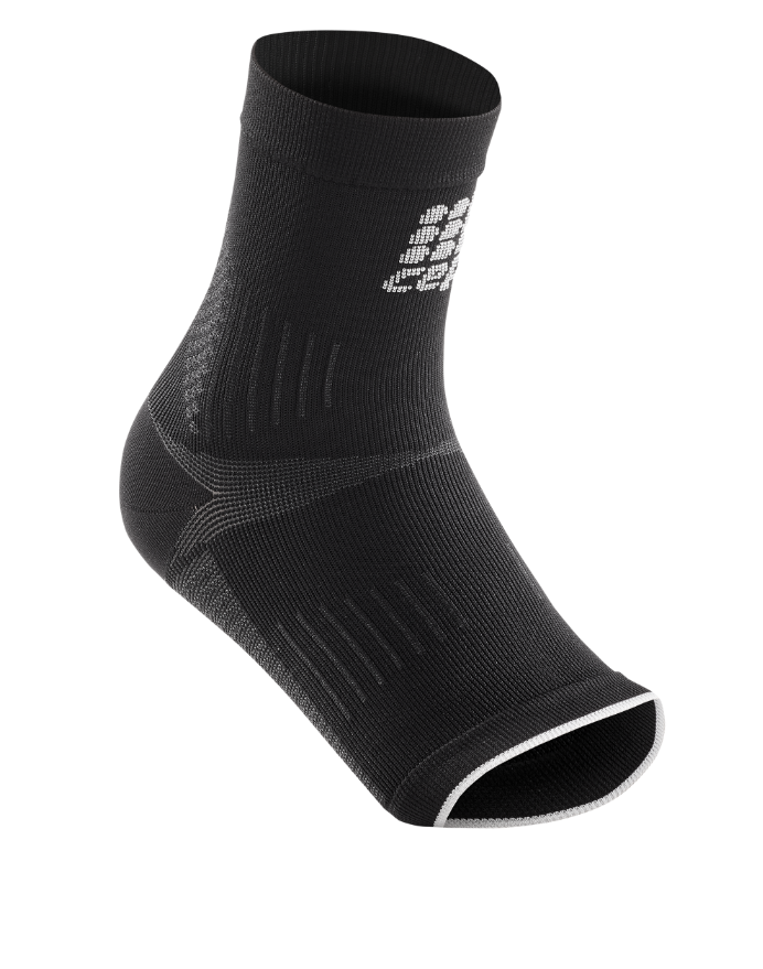 CEP Mid Support Compression Plantar Sleeves black/grey Front