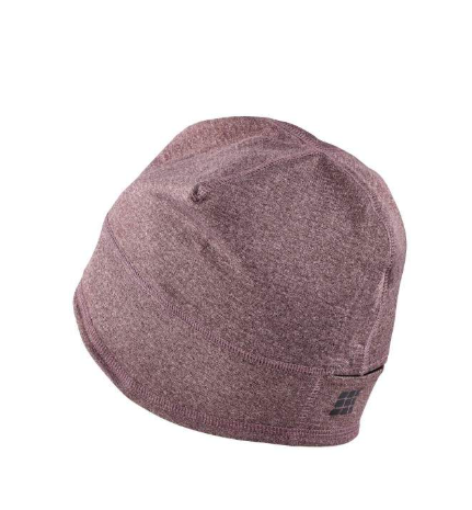 Thumbnail: CEP Cold weather beanie aubergine back view