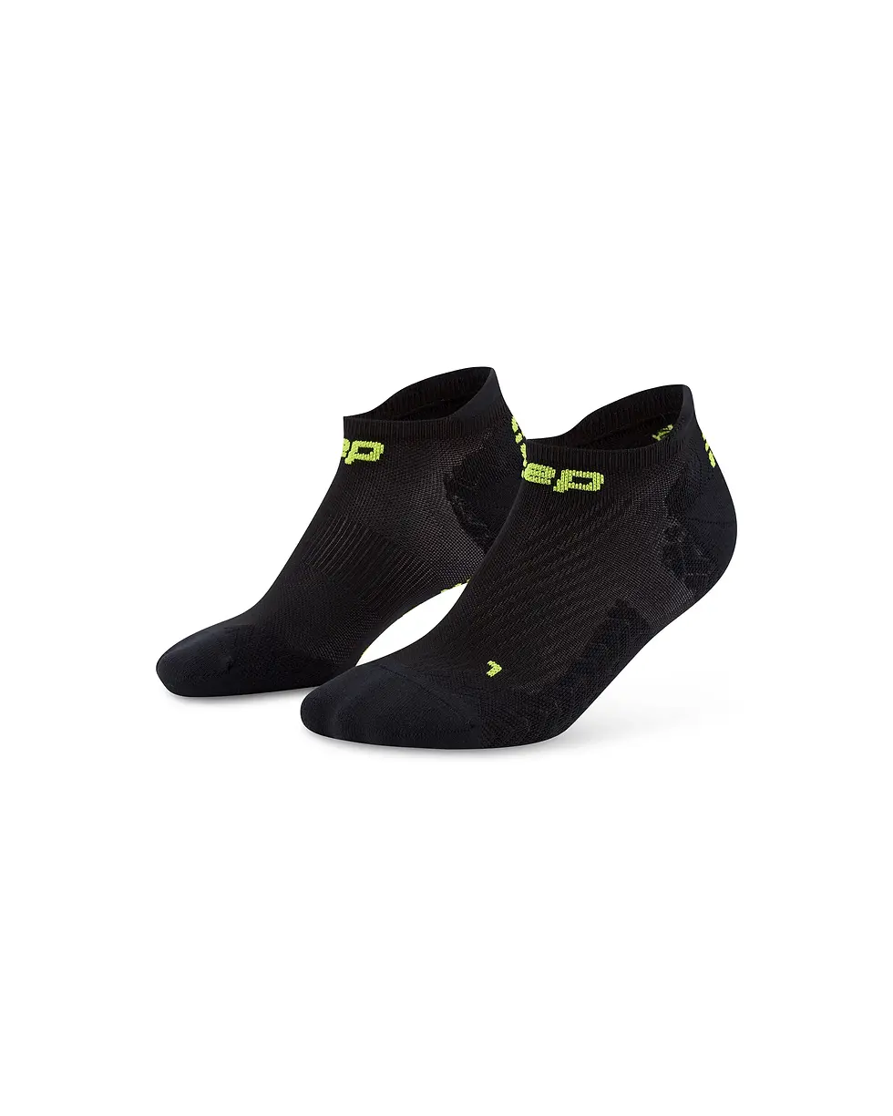 CEP Core Run Ultralight Compression Socks No Show Black