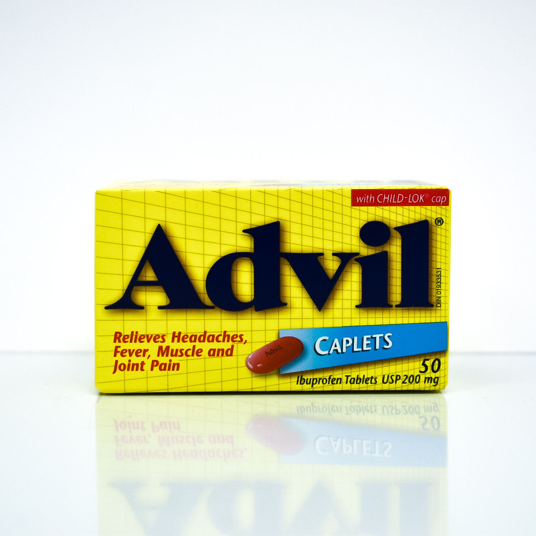Advil Ibuprofen Regular Strength Caplets