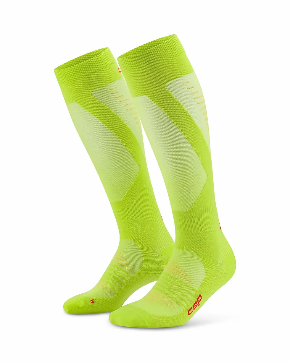 CEP Pro Run Ultralight Compression Socks Tall Lime
