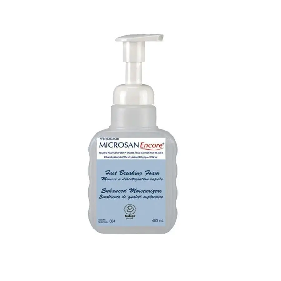 Microsan Foam Alcohol Hand Sanitizer 400ml bottle