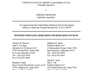 Analysis: Ameren’s Petition for Reconsideration, Eric L. Hiser