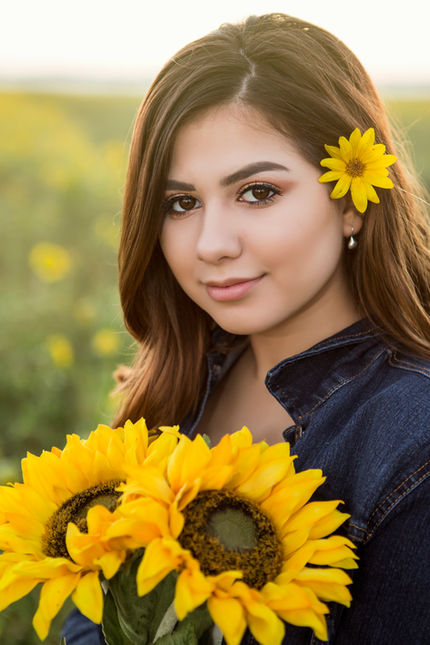Sunflowers with Bianca
