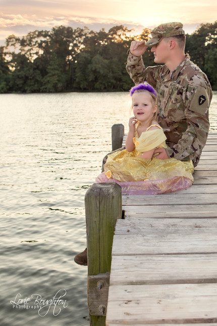 Daddy Daughter Pre-Deployment Session