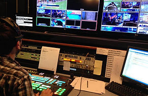 Josh working at CBS