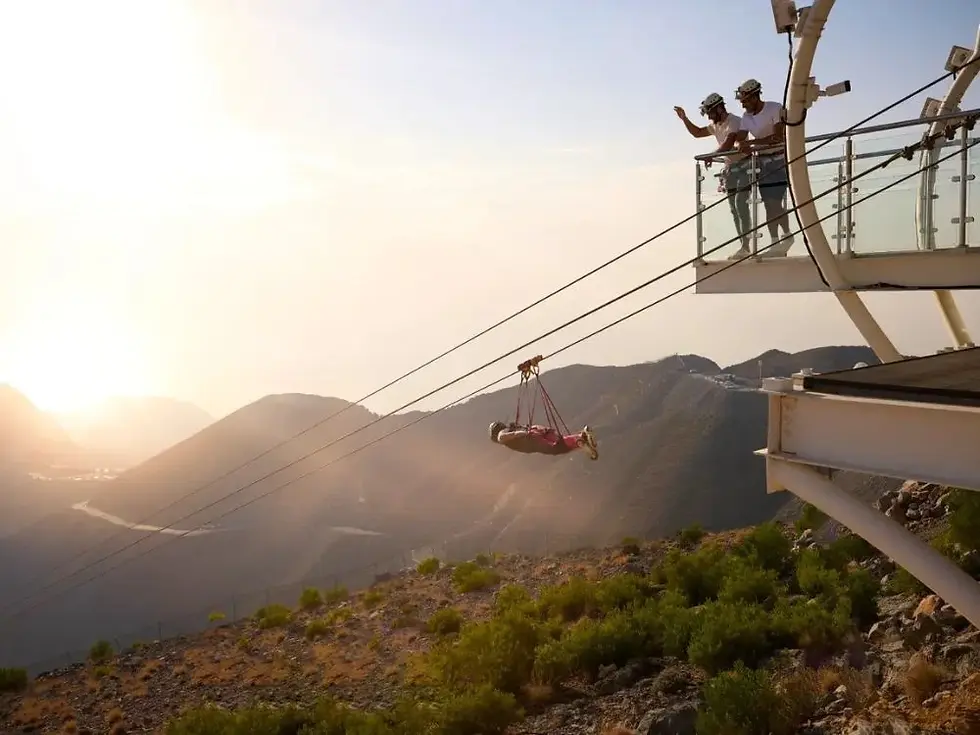 The World’s Longest Zipline Flight Experience at Jebel Jais Gift Voucher