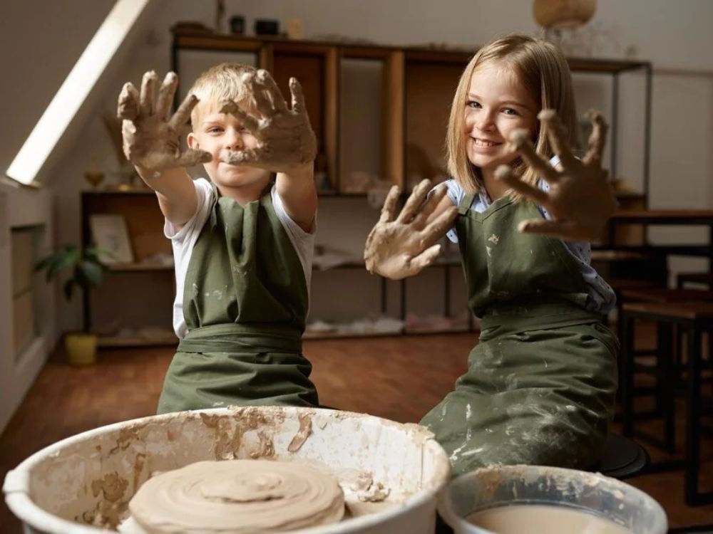 Kids Wheel Throwing Pottery Workshop in Ras Al Khaimah Gift Voucher