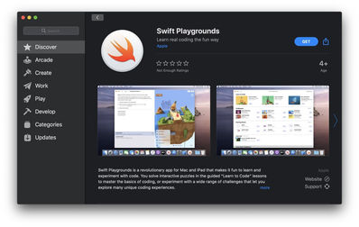 Swift Playgrounds, disponible para Mac