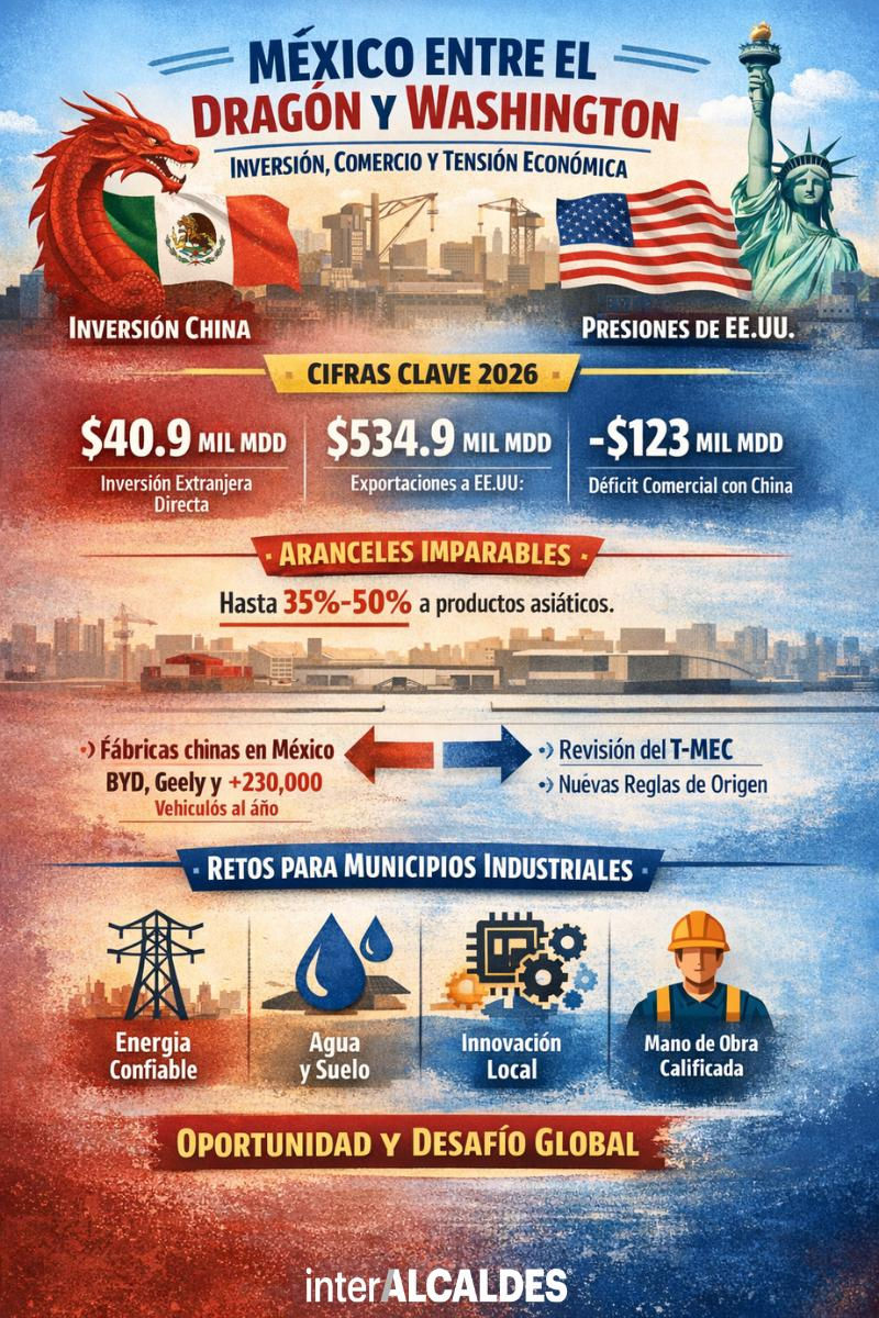 México ante el dragón y Washington Revista interAlcaldes Revista interAlcaldes infografía