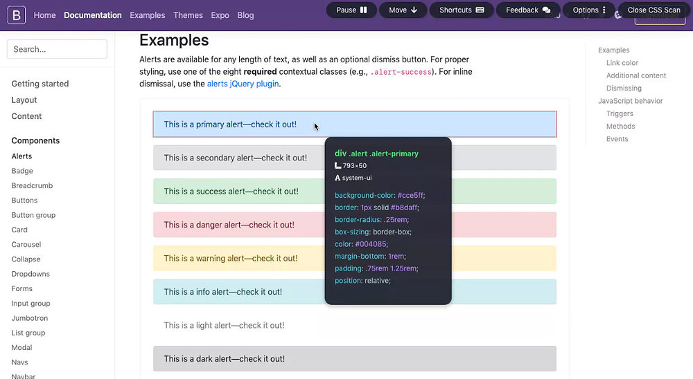 CSS Scan, una herramienta para inspeccionar y copiar el CSS de ...