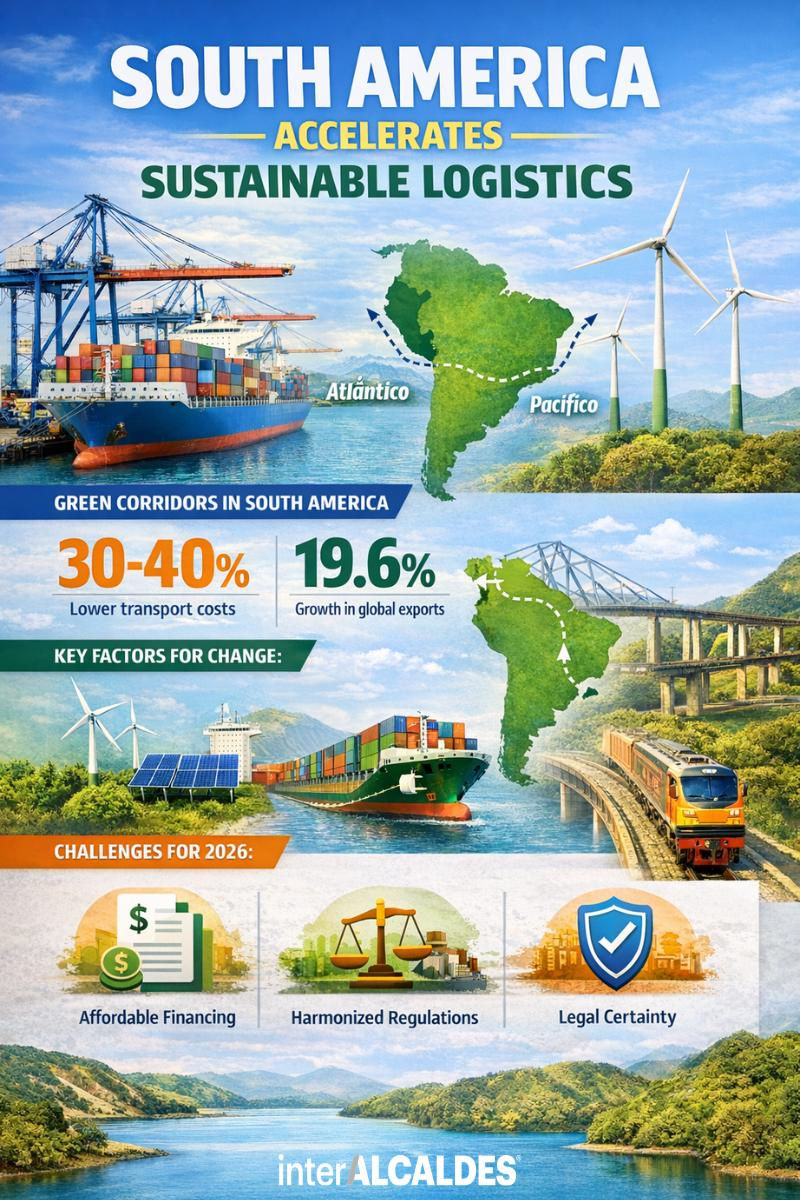 South America Accelerates InterMayors Magazine Infographic