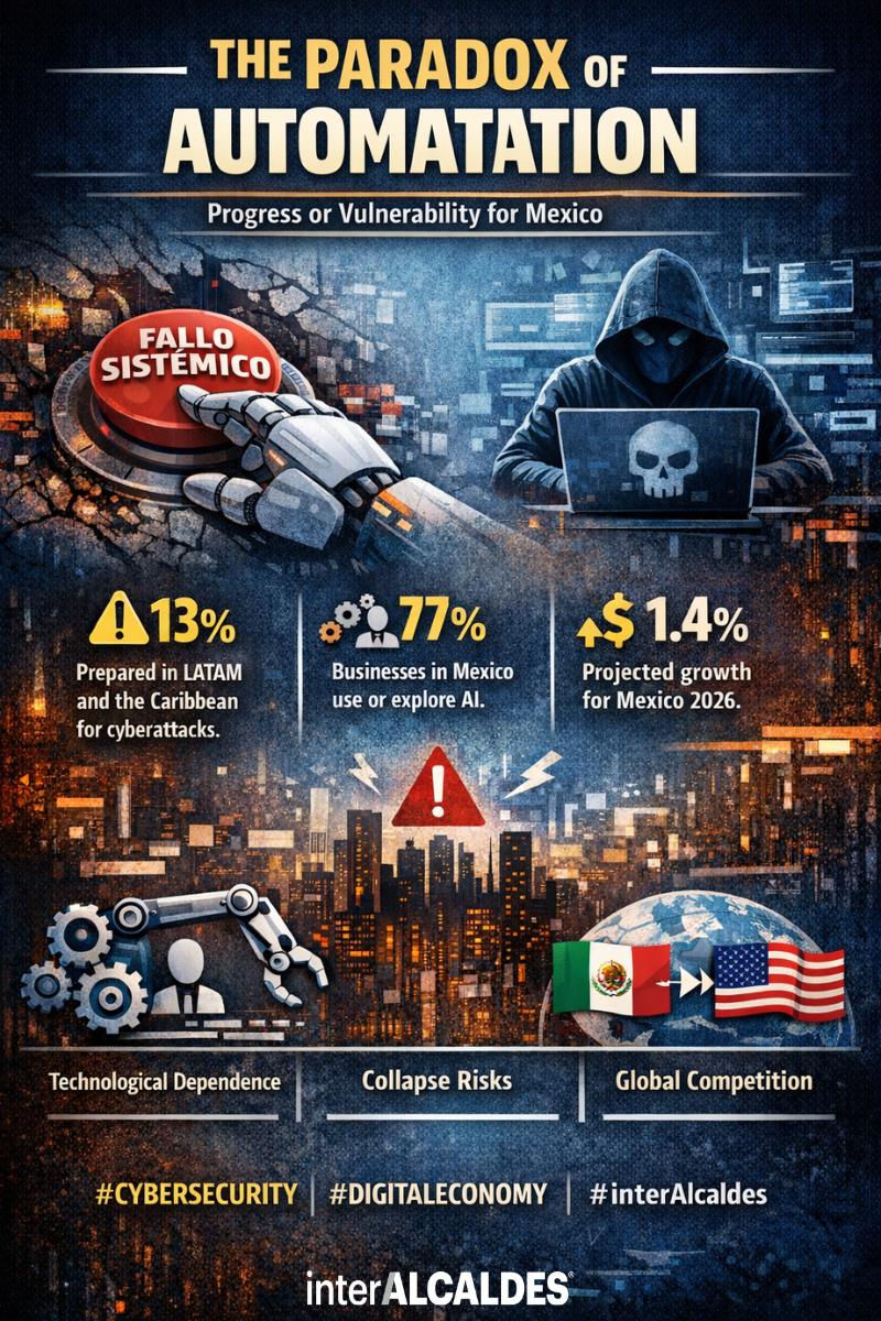 The Button That Shuts Down the System interMayors Magazine infographic