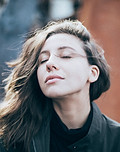 Woman with Relaxed Expression