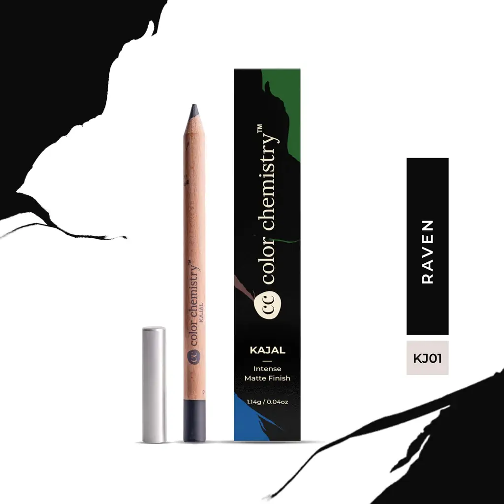 Organic Kajal Pencil/Kohl Raven KJ01