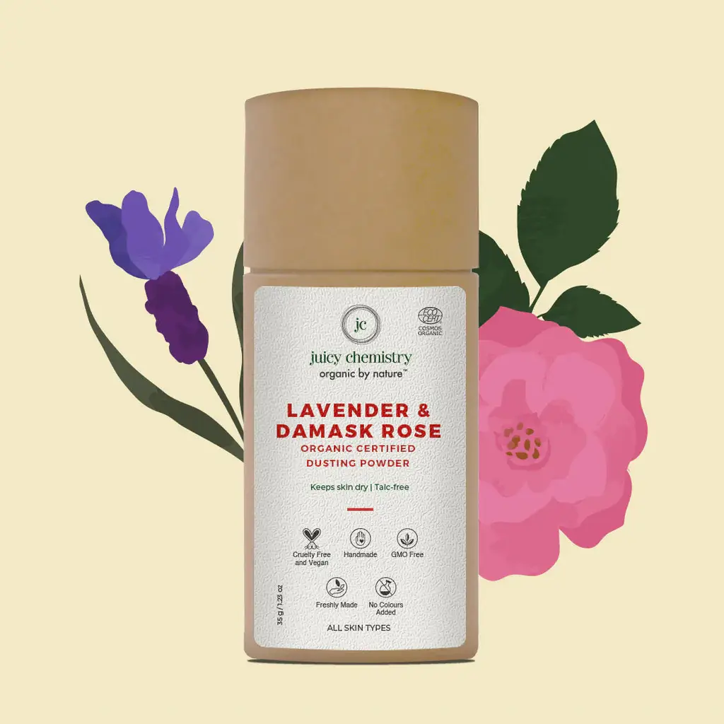 Lavender and Rose Organic Dusting Powder