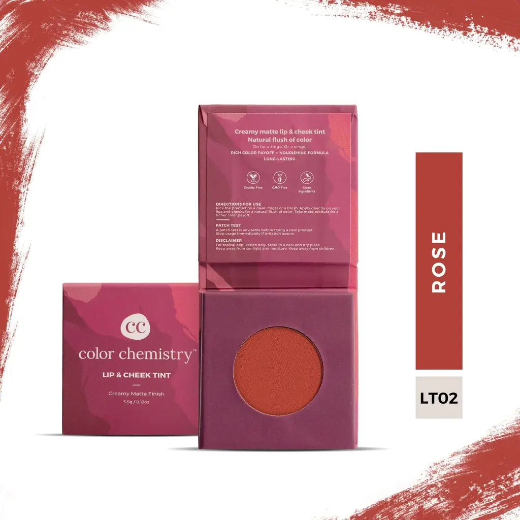 Lip & Cheek Tint Rose LT02