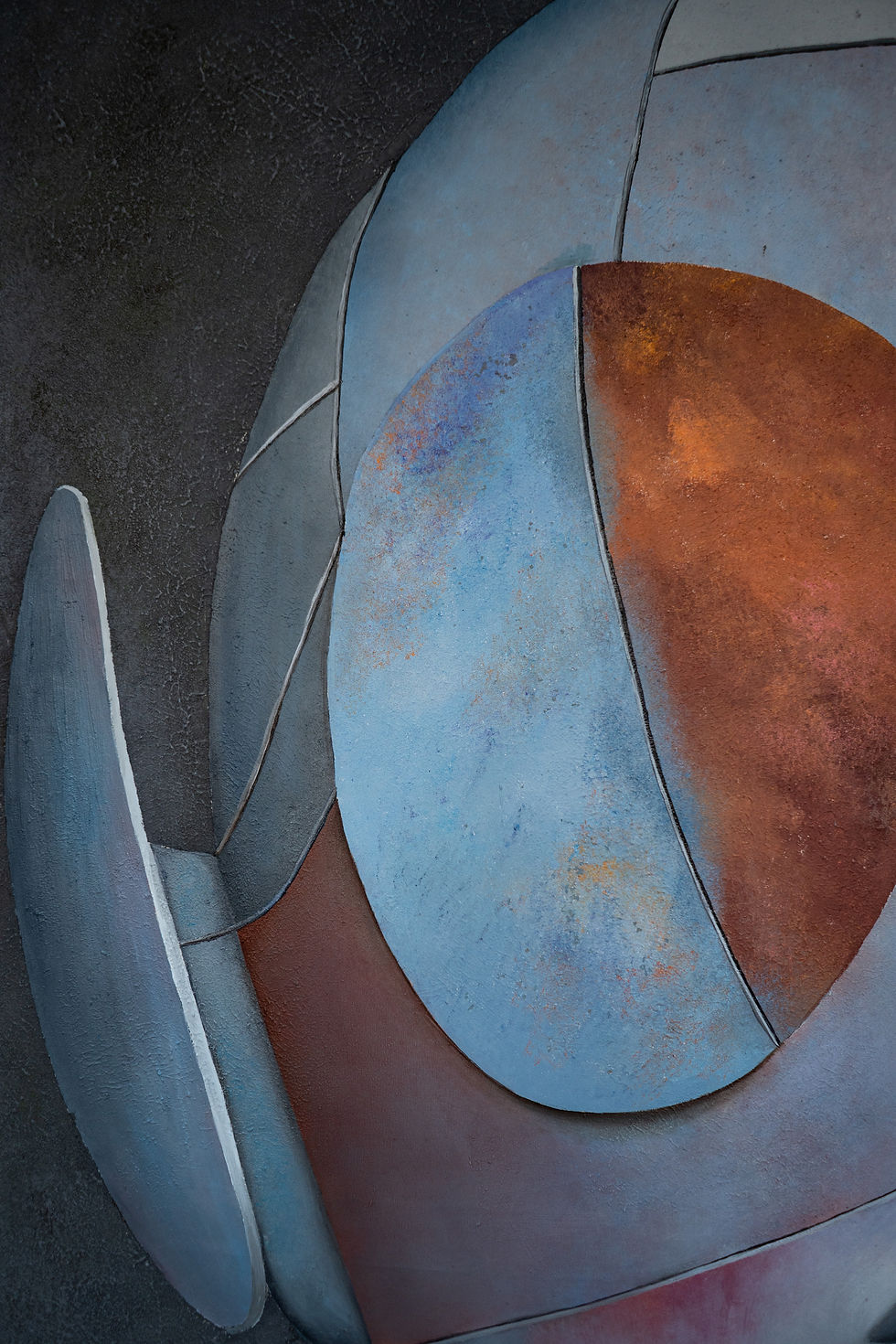 Thumbnail: Large Cyborg Painting Elegant Colorful