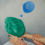 Thumbnail: Asphyxiation green bag oil painting