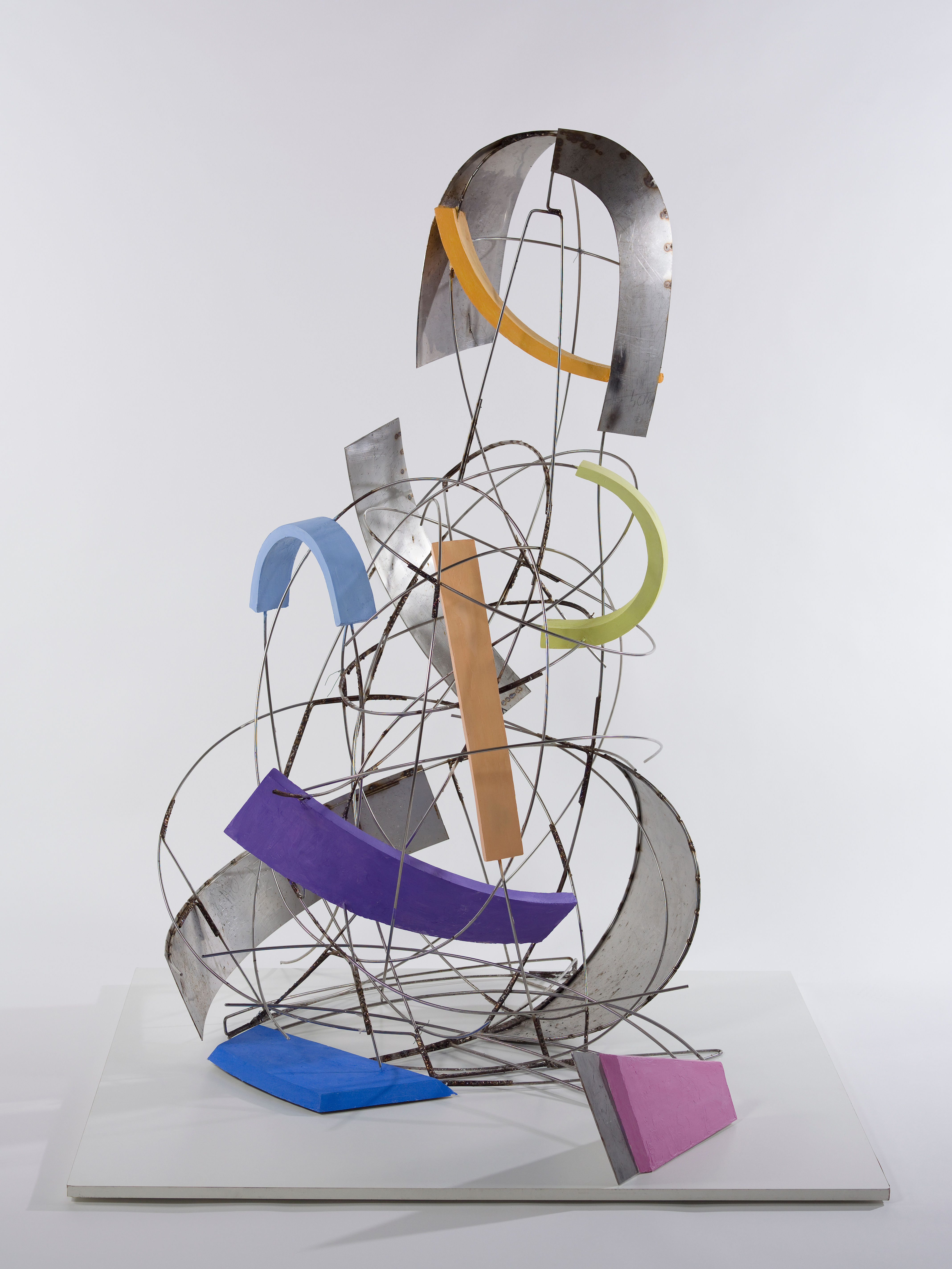 Metalic Large Colorful Modern Sculpture