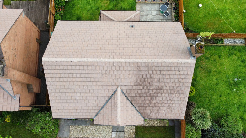Roof cleaning in groby Leicester, roof pressure washing