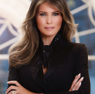 Publican retrato de Melania Trump como primera dama