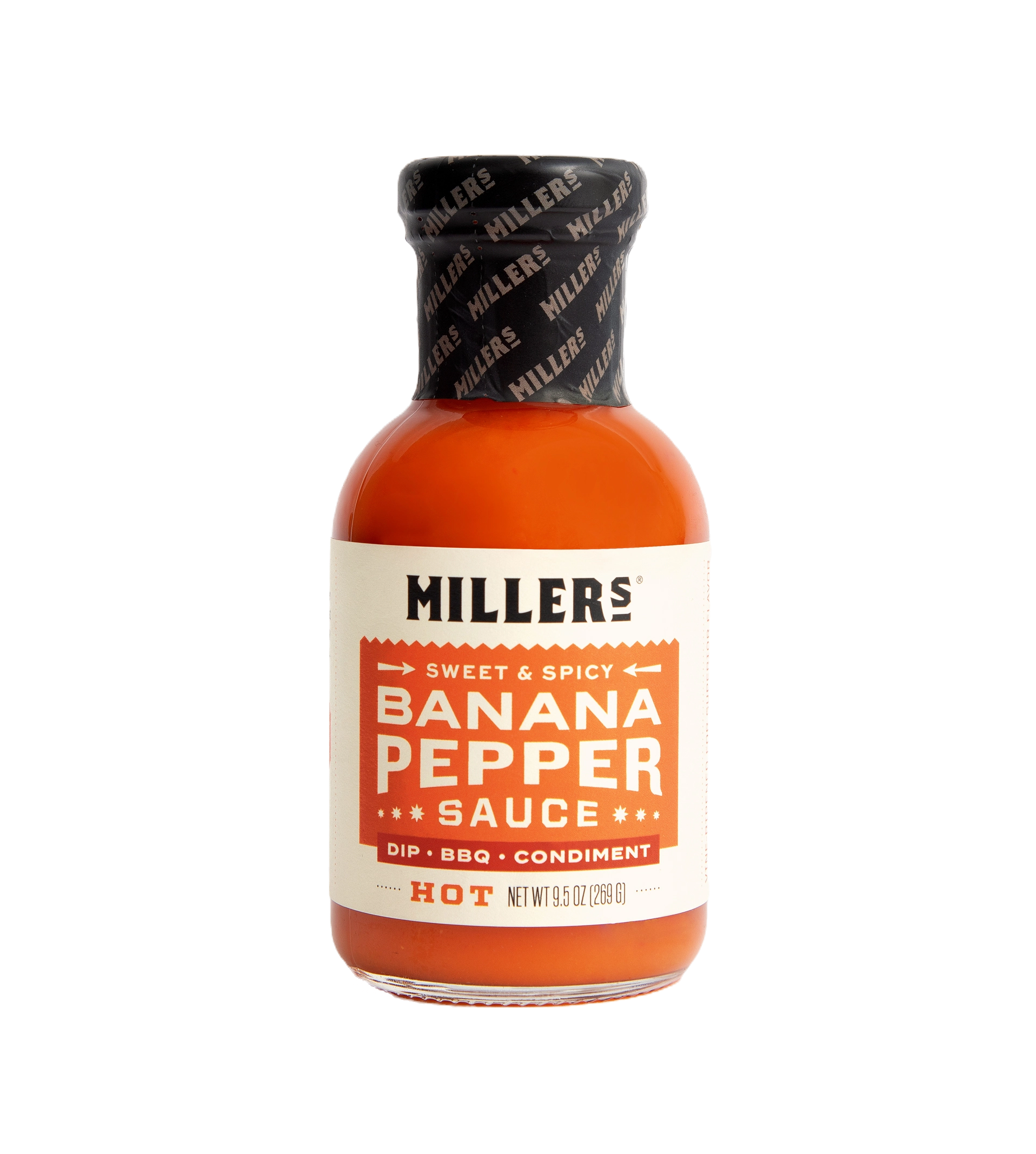 Miller's Banana Pepper Sauce - Hot