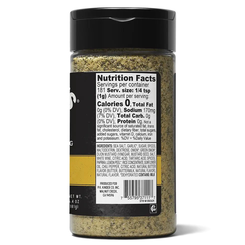 Miniature : Kinder's - Buttery Steak and Chop Rub