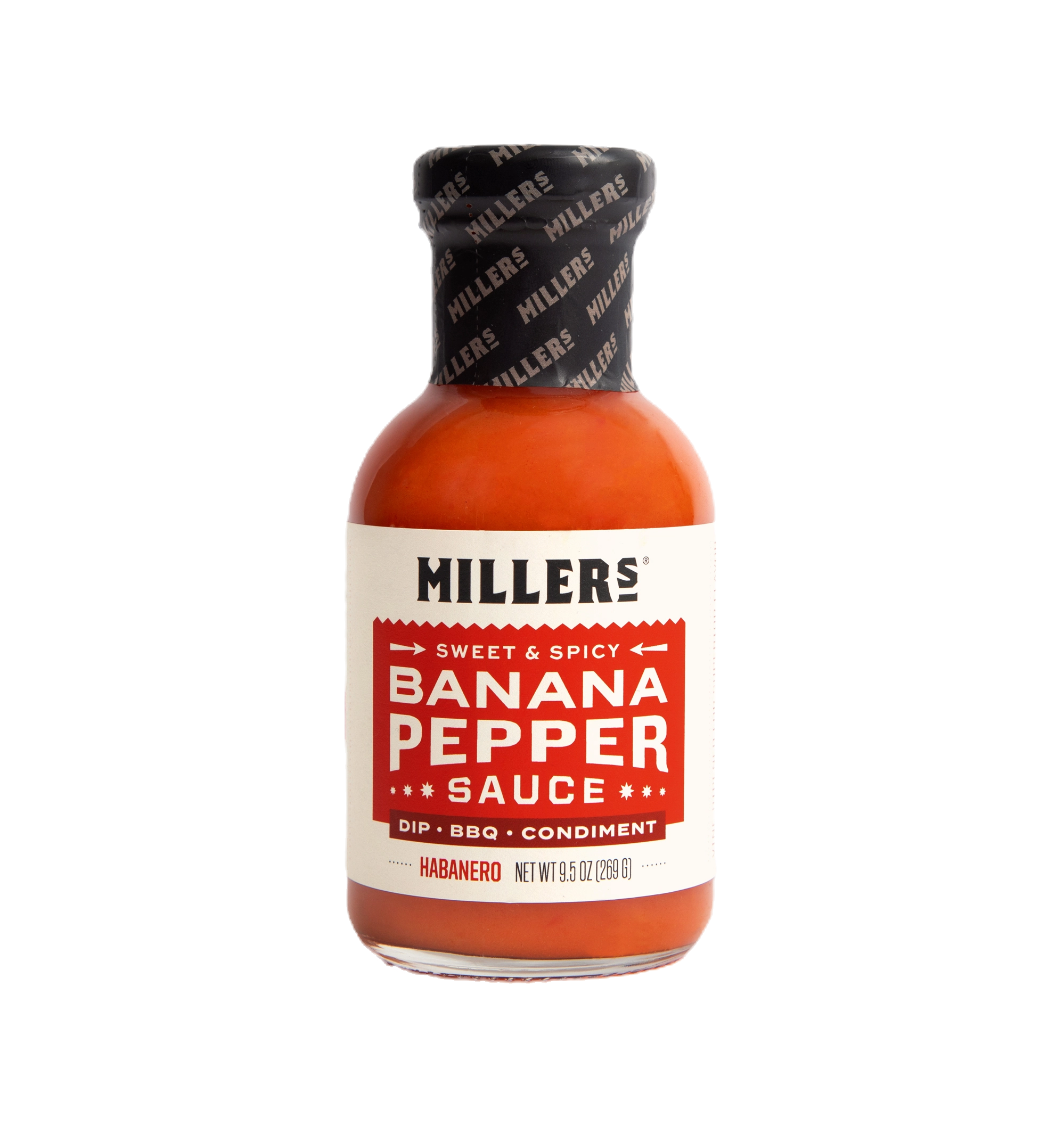 Miller's Banana Pepper Sauce - Habanero