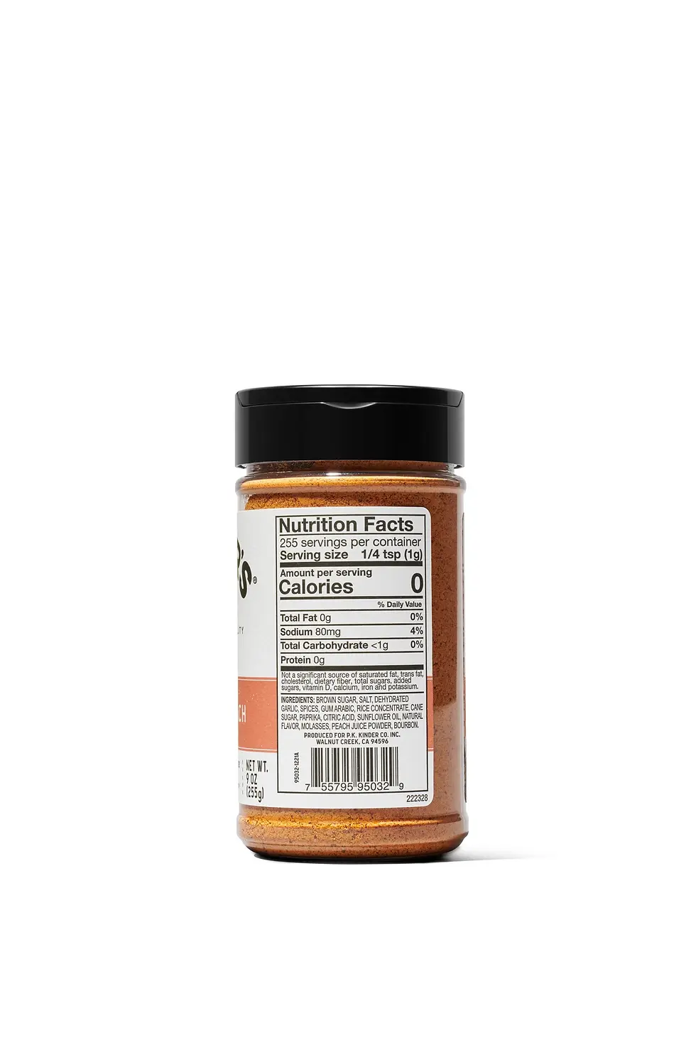 Miniature : Kinder's - Bourbon Peach Rub (Maxi Format 255g)