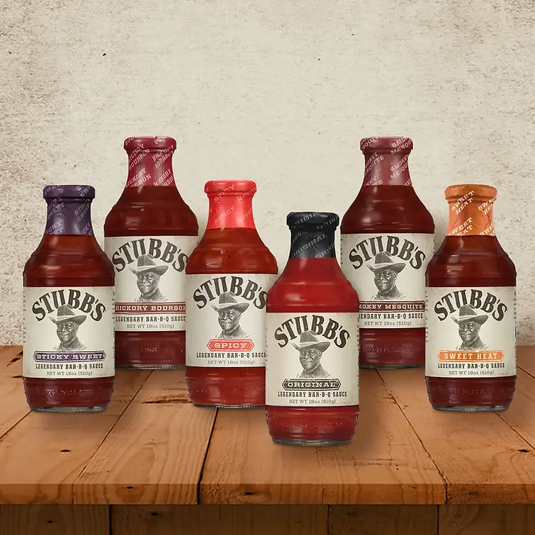 gamme de sauces Stubb's
