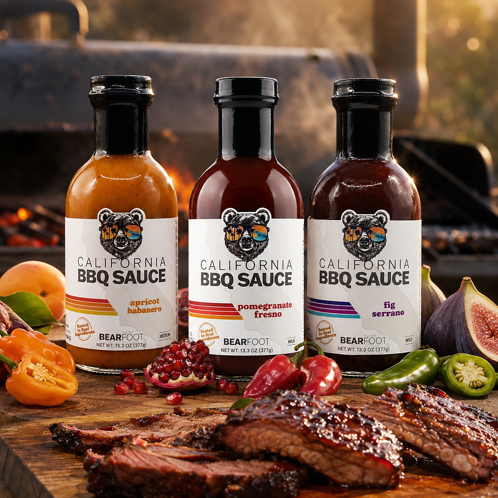 Miniature : Bearfoot BBQ – Pack 3 Sauces BBQ californiennes