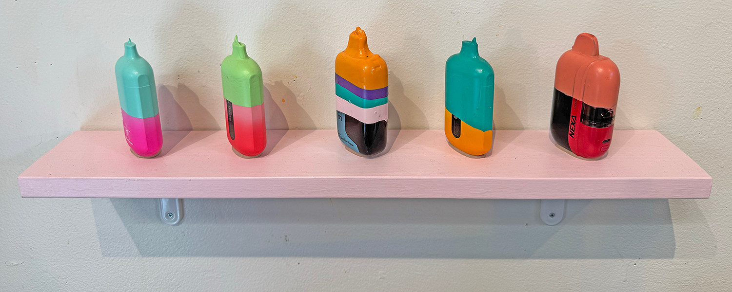 Dipped Vape Shelf of 5