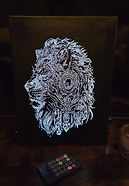 steampunk light up canvas