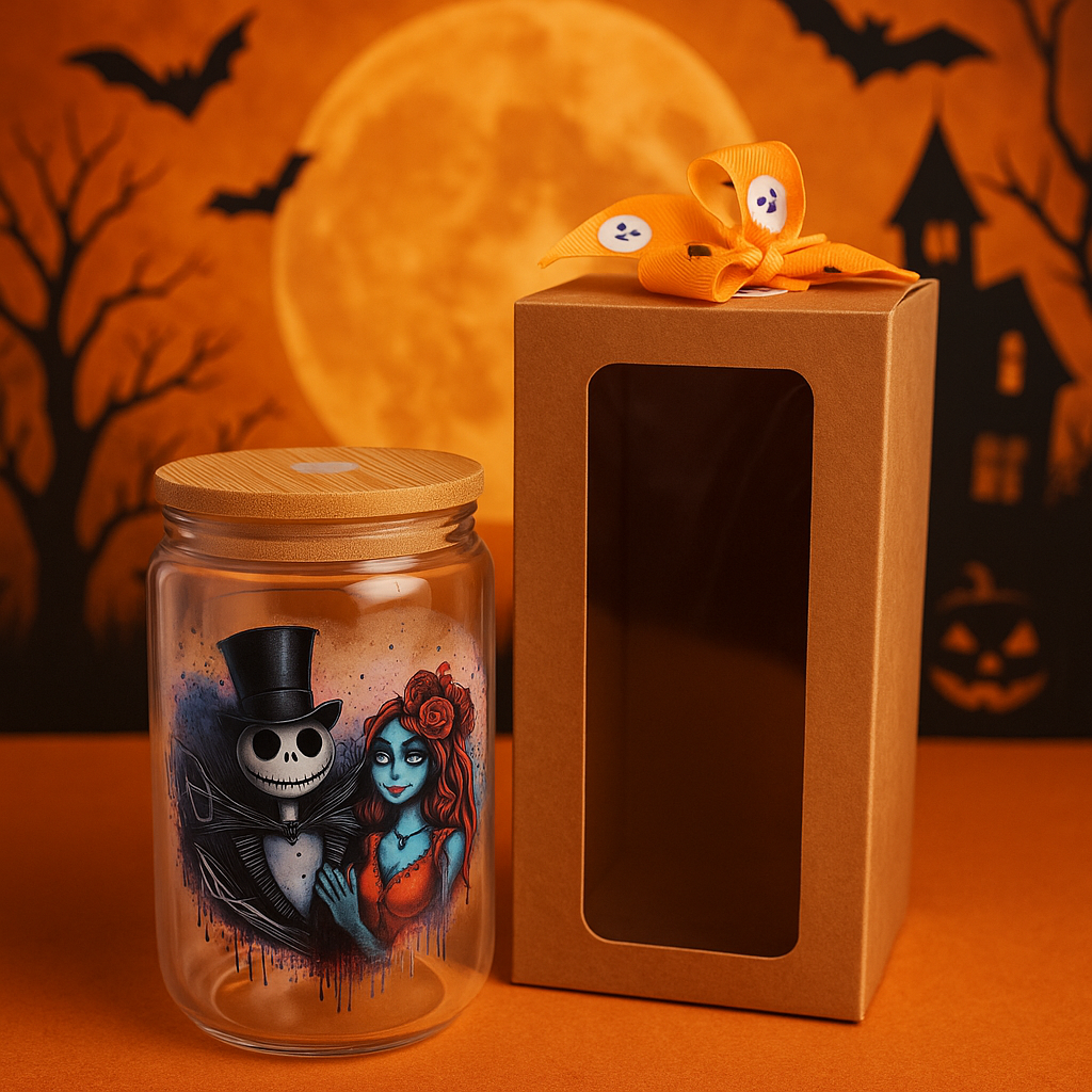 Jack and Sally personalised cups