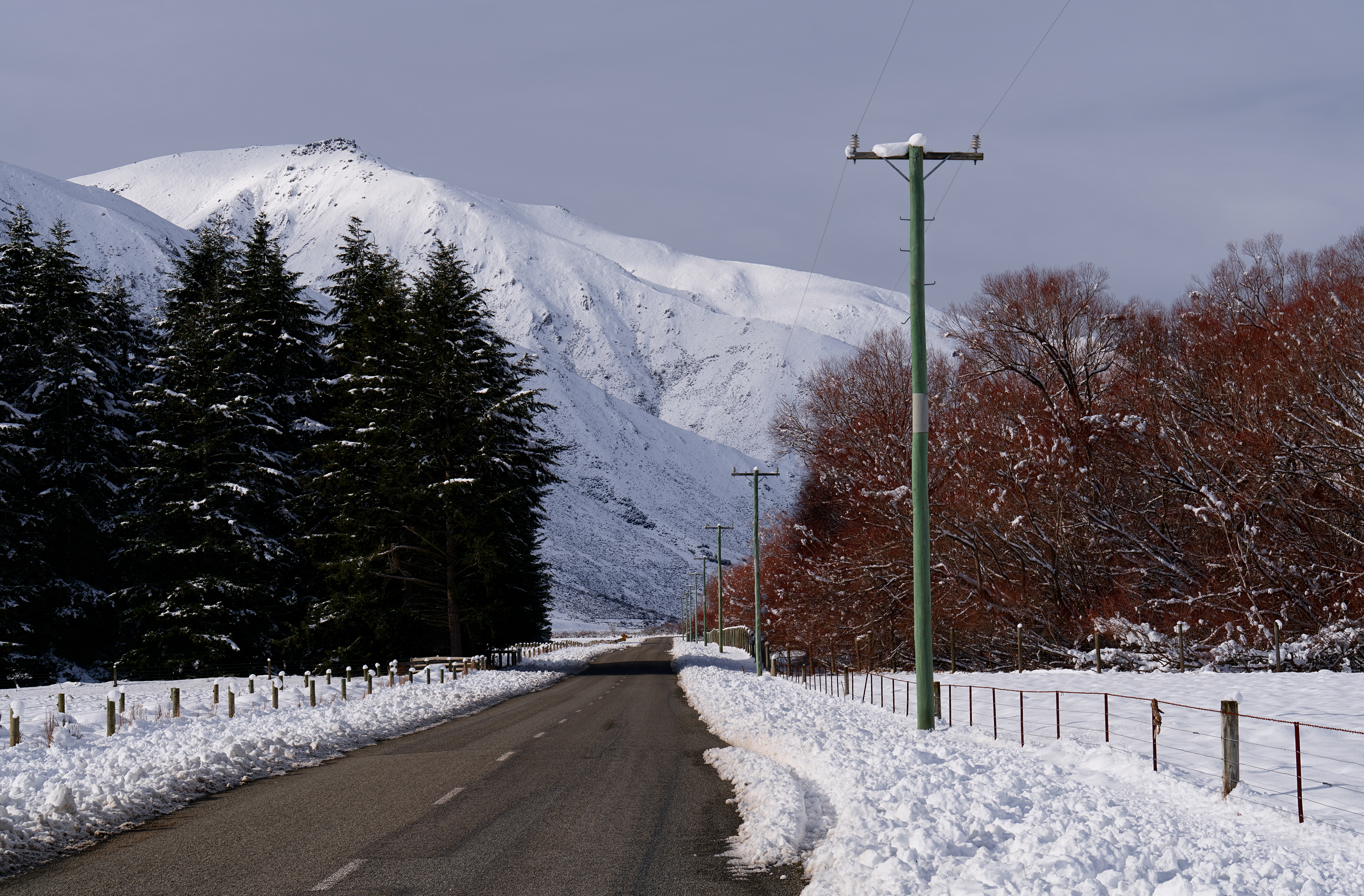 Winter Road - On road to Lake Clearwater and Heron